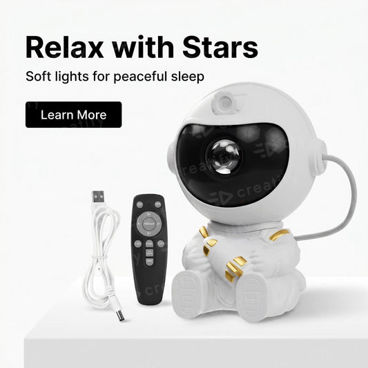 LED Projector Night Light Astronaut